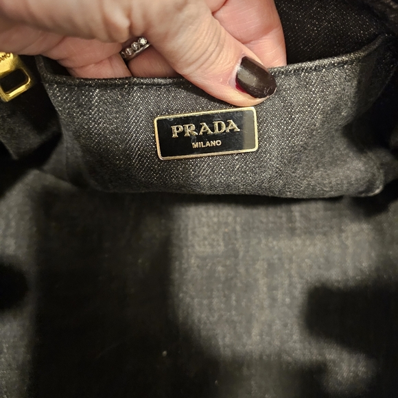 Prada Black Denim Tote - Picture 10 of 13